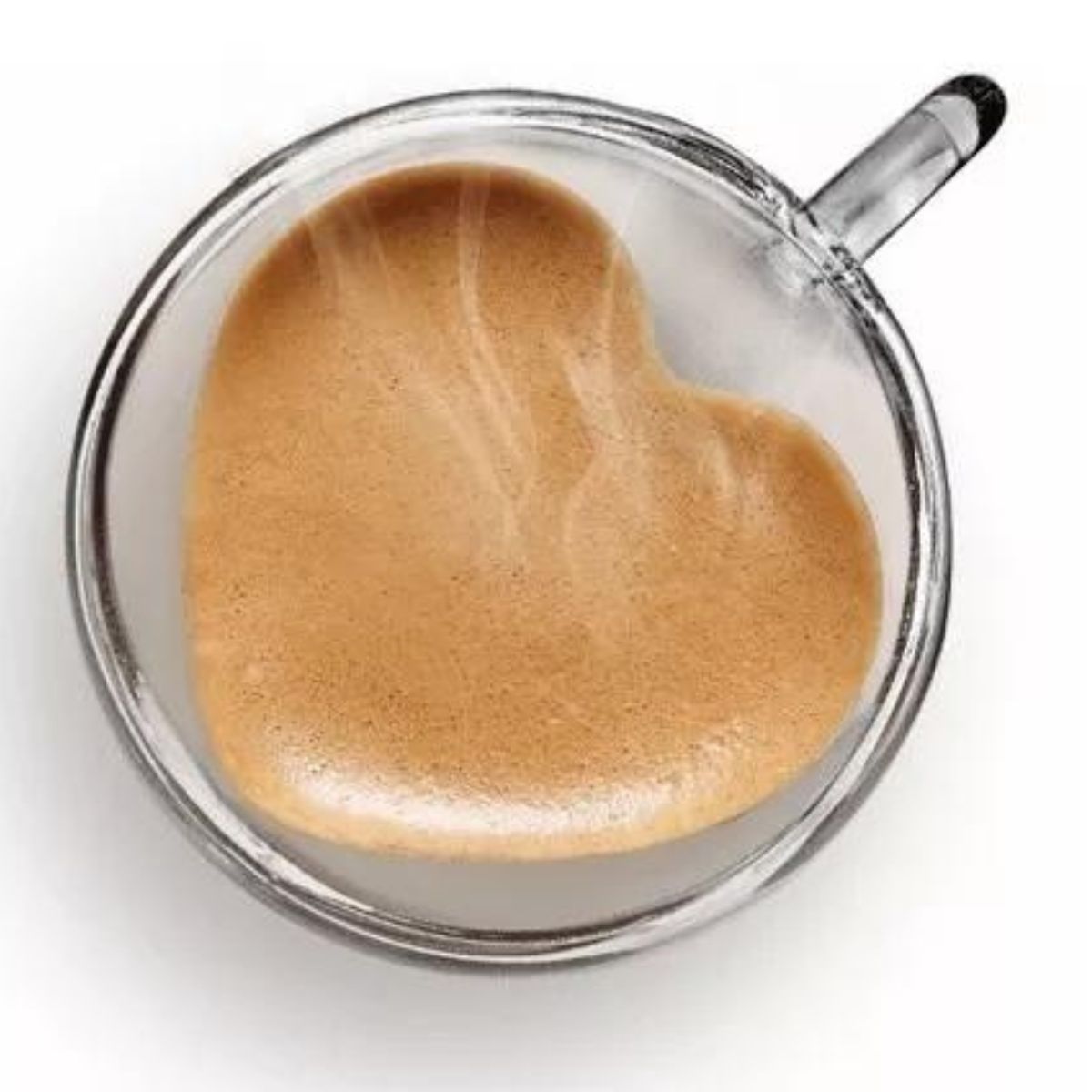 Xícara para Cafe Dupla Coração Parede de Vidro 80ml 2un Mimo Style - Image 4