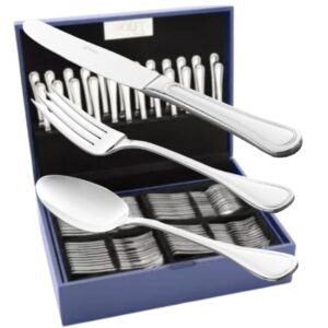 Faqueiro Avalon Aço Inox com Estojo 130pç Wolff