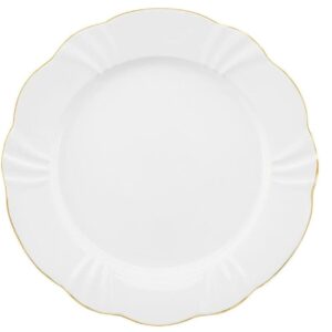 Jogo Pratos para Sobremesa 23cm 6un Soleil Vitória Fio Dourado Oxford
