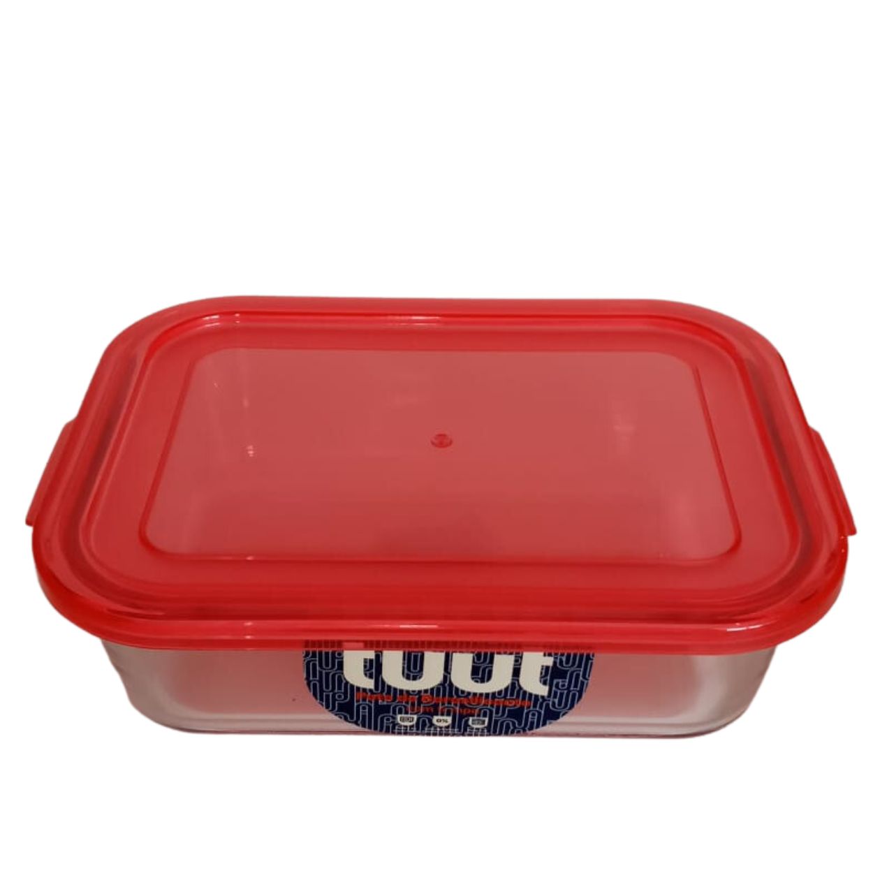 Pote Retangular Vidro Borosilicato 1000ml com Tampa 21x14,5x6cm - Image 3