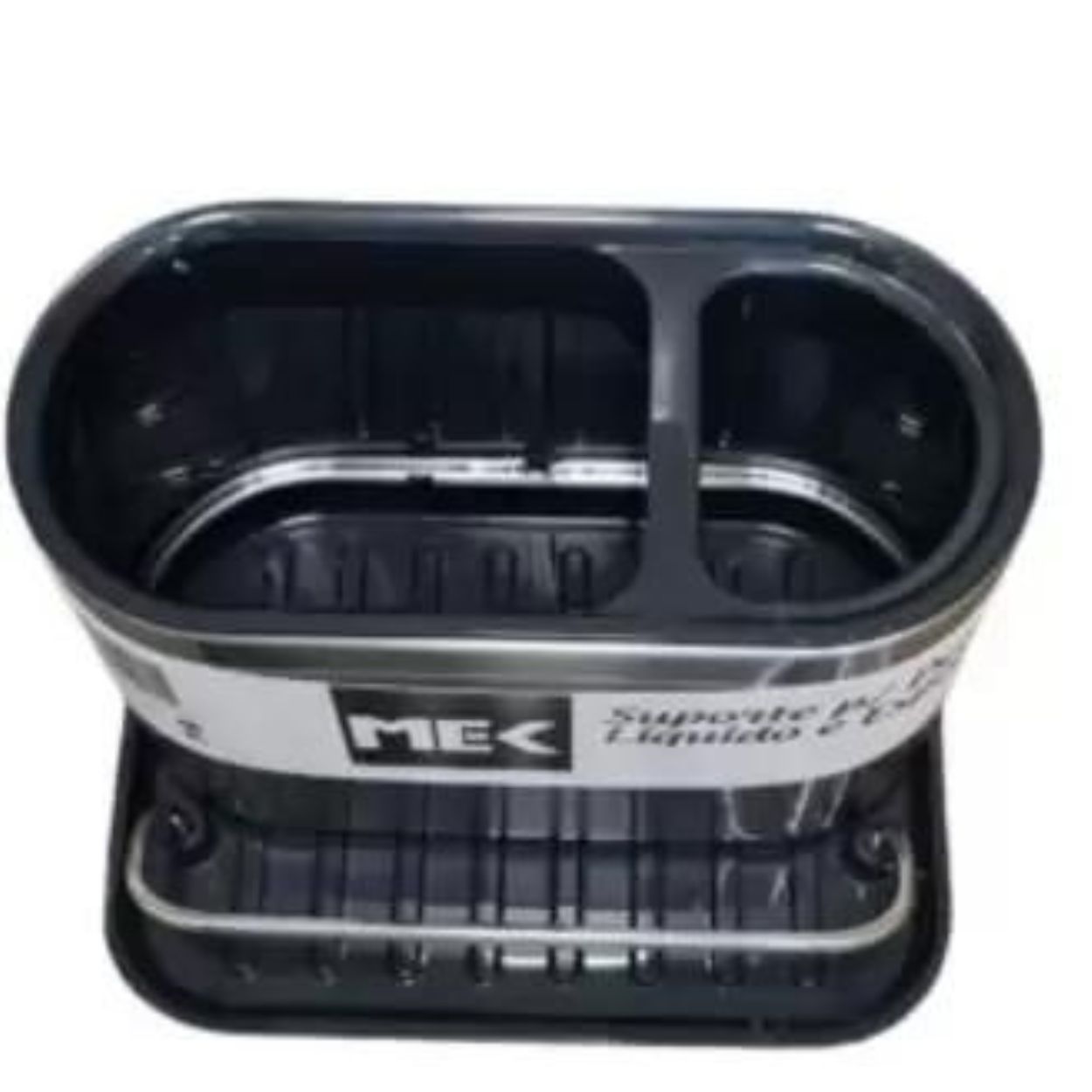 Suporte Inox para Detergente Líquido e Esponja Luxo - Image 2