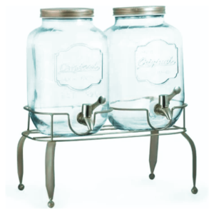 Suqueira Vidro Com Suporte 4lt cada 2pç Hauskraft