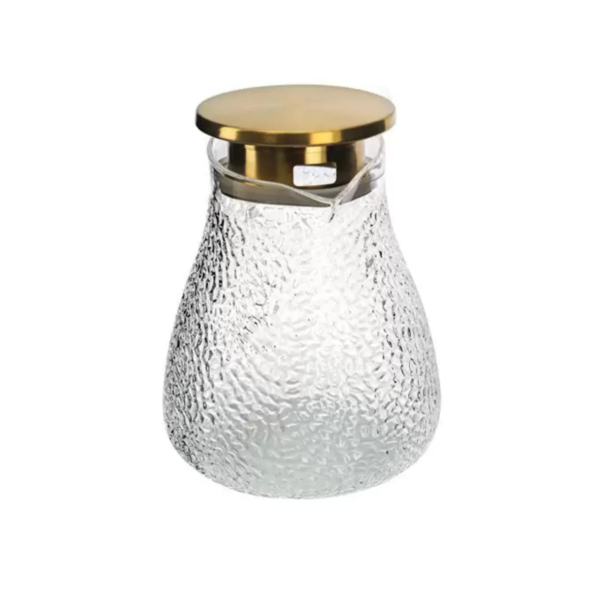 Jarra de Vidro Borossilicato Ouro Branco com Tampa Inox 1,200ml Yangzi - Image 5