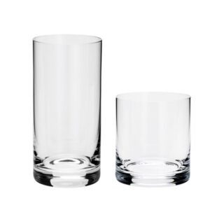 Jogo Copos Long Drink e Wisky Cristal Ecologico 12un Bohemia