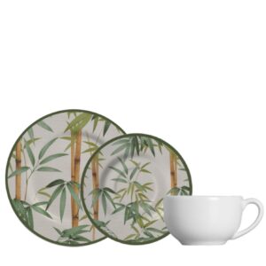 Jogo para Lanche Bambu 18pç Alleanza