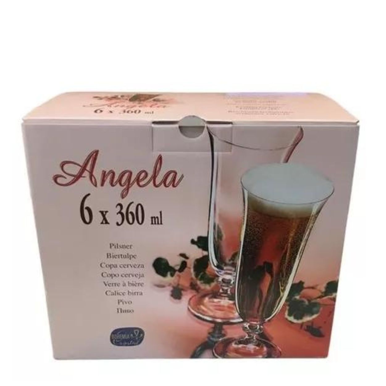 Jogo Taças Cristal Angela 36un Bohemia - Image 2