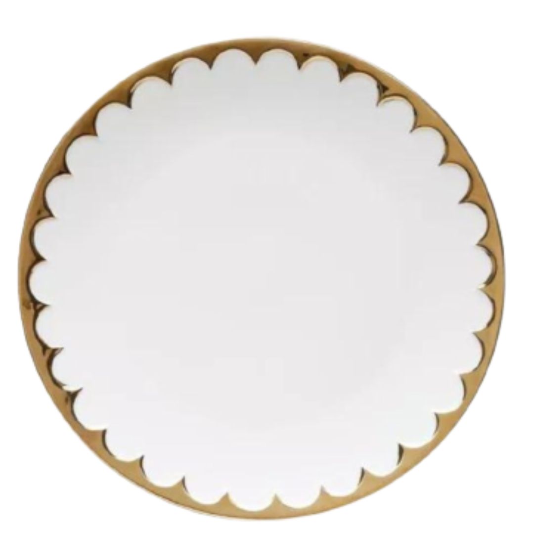 Jogo Pratos Rasos e Sobremesa Egg 12pç Porcelana Wolff - Image 2