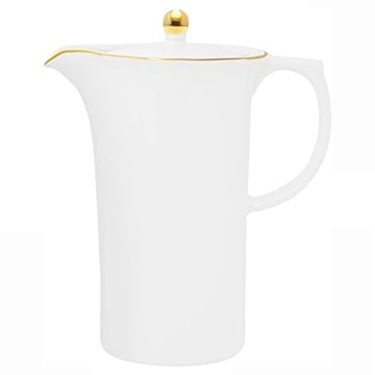 Jogo para Chá Sofia Porcelana Branca com Fio Dourado 3pç Oxford - Image 4