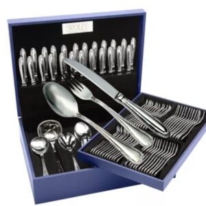 Faqueiro Croisé em Aço Inox com Estojo 102pç Wolff