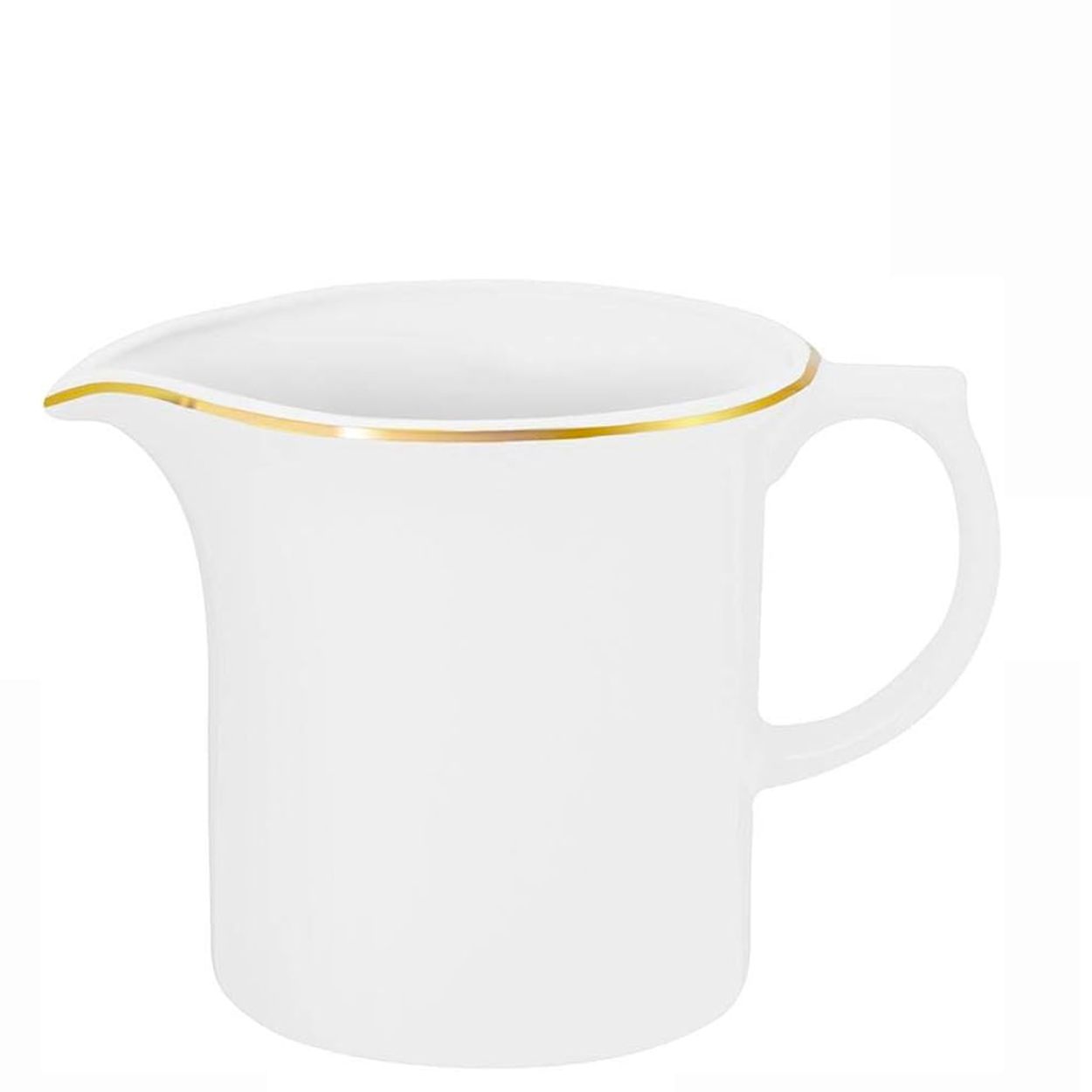 Jogo para Chá Sofia Porcelana Branca com Fio Dourado 3pç Oxford - Image 2