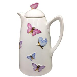 Garrafa Térmica de Porcelana 900ml Borboletas da Wolff