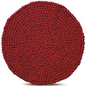 Jogo Americano Trama Vermelho 38cm 6un Mimo Style