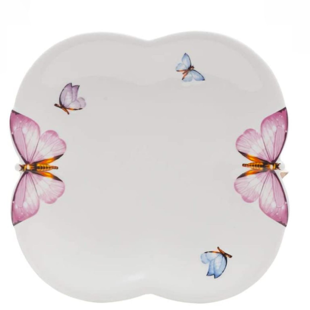 Xícara e Prato Sobremesa Borboletas 18pç Porcelana Wolff - Image 5