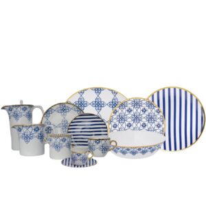Baixela Serviço Jantar 50pç Lusitana Porcelana Oxford