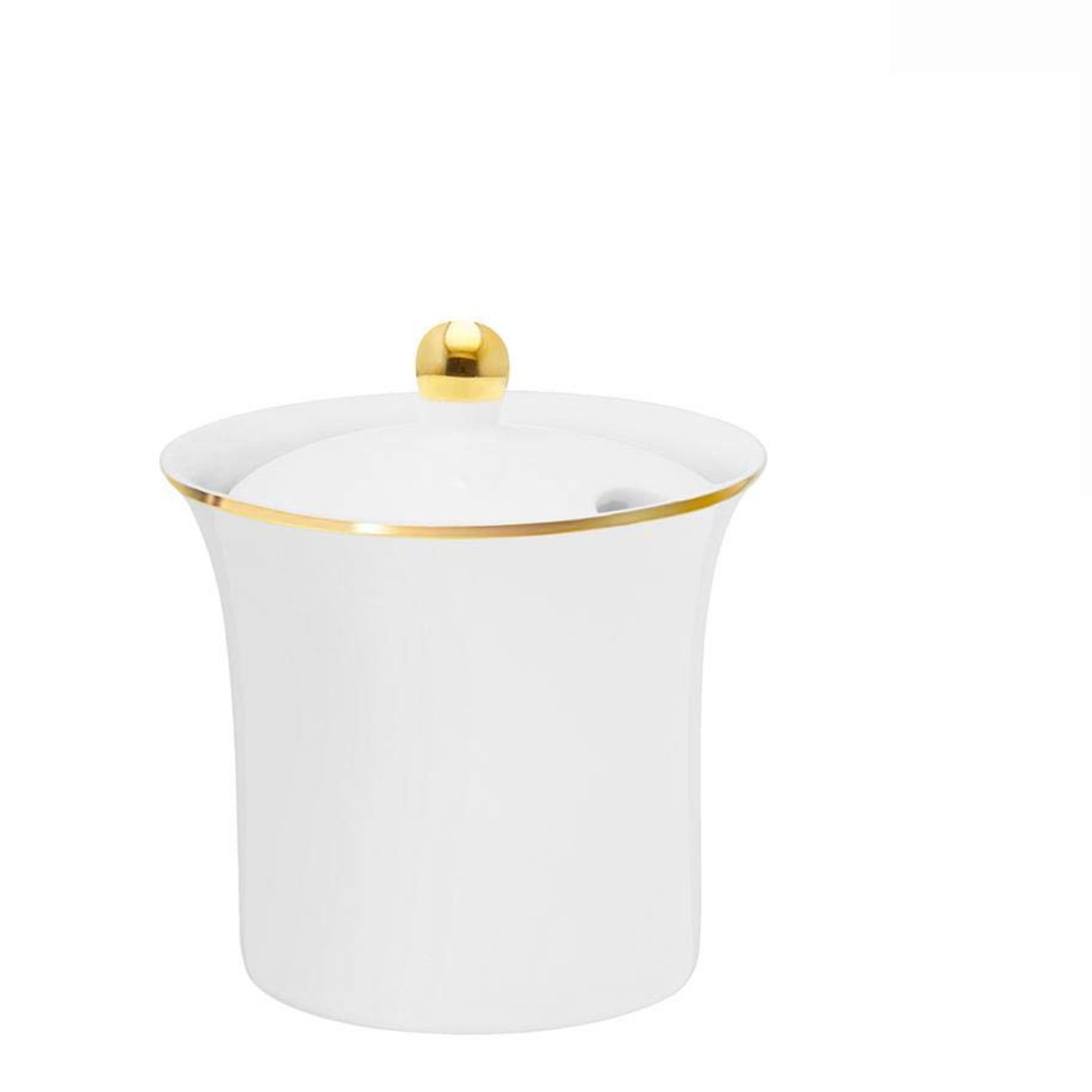 Jogo para Chá Sofia Porcelana Branca com Fio Dourado 3pç Oxford - Image 3