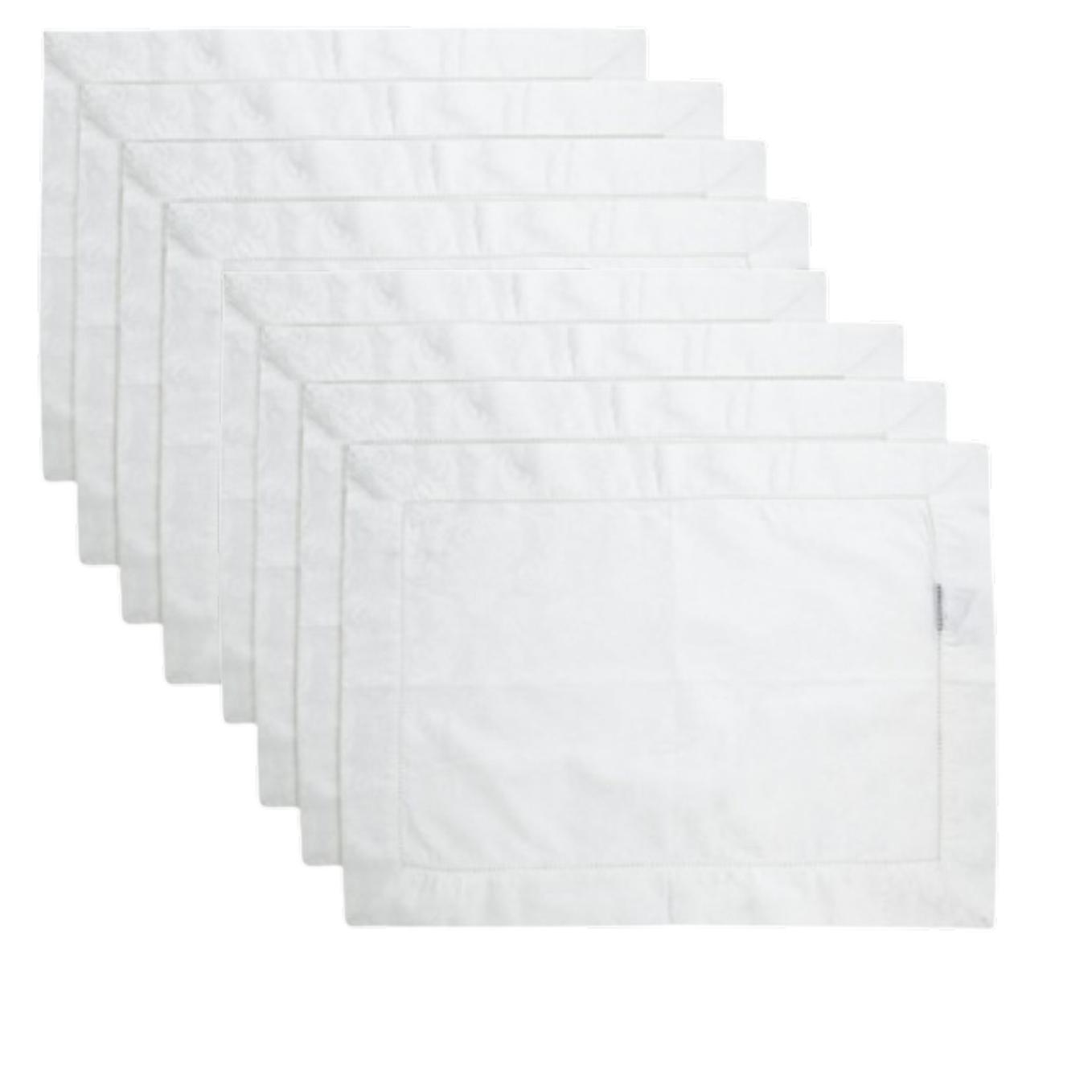Americano Jacquard Branco Baroque Blanc 35x50cm 8pç Copa Cia - Image 3