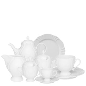 Jogo para Lanche Soleil White 34pç Oxford