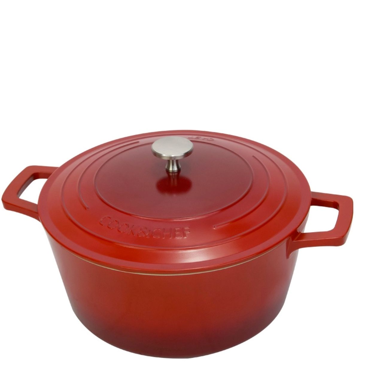 Panela Caçarola Cook&Chefe Cerâmica Indução Vermelha 24cm Mimo Style - Image 2