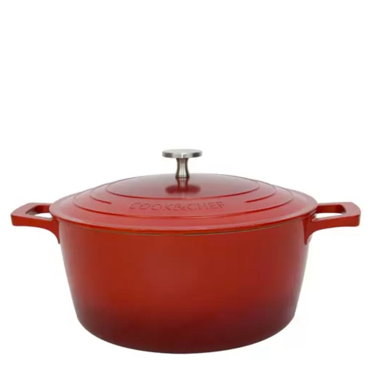 Panela Caçarola Cook&Chefe Cerâmica Indução Vermelha 24cm Mimo Style