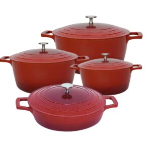 Jogo de Panelas Caçarola Cerâmica Cook&Chefe Indução 4un Mimo Style