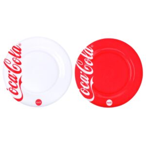 Prato Raso Coca Cola Melamina 25cm 6un Hauskraft