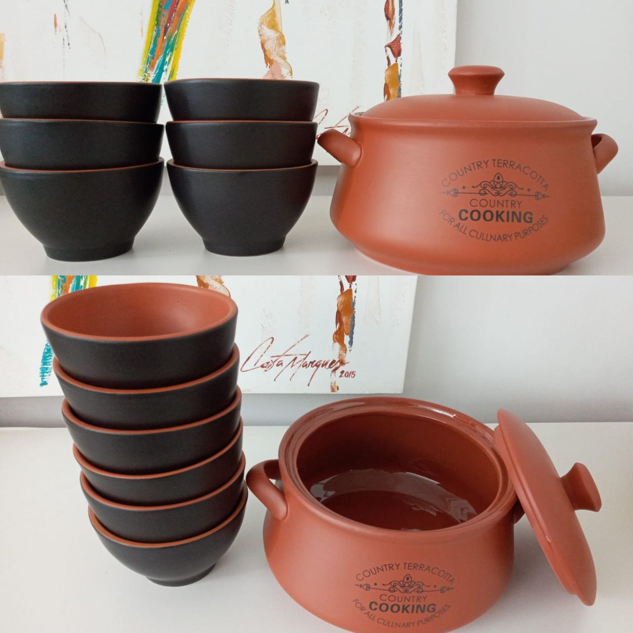 Jogo Sopeira 4,2lt e Bowls 650ml Cerâmica 7pç - Image 5