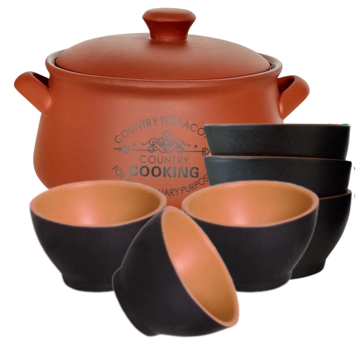 Jogo Sopeira 4,2lt e Bowls 650ml Cerâmica 7pç - Image 2
