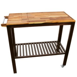 Carrinho de Apoio para Churrasco 95x44x96cm Woodart