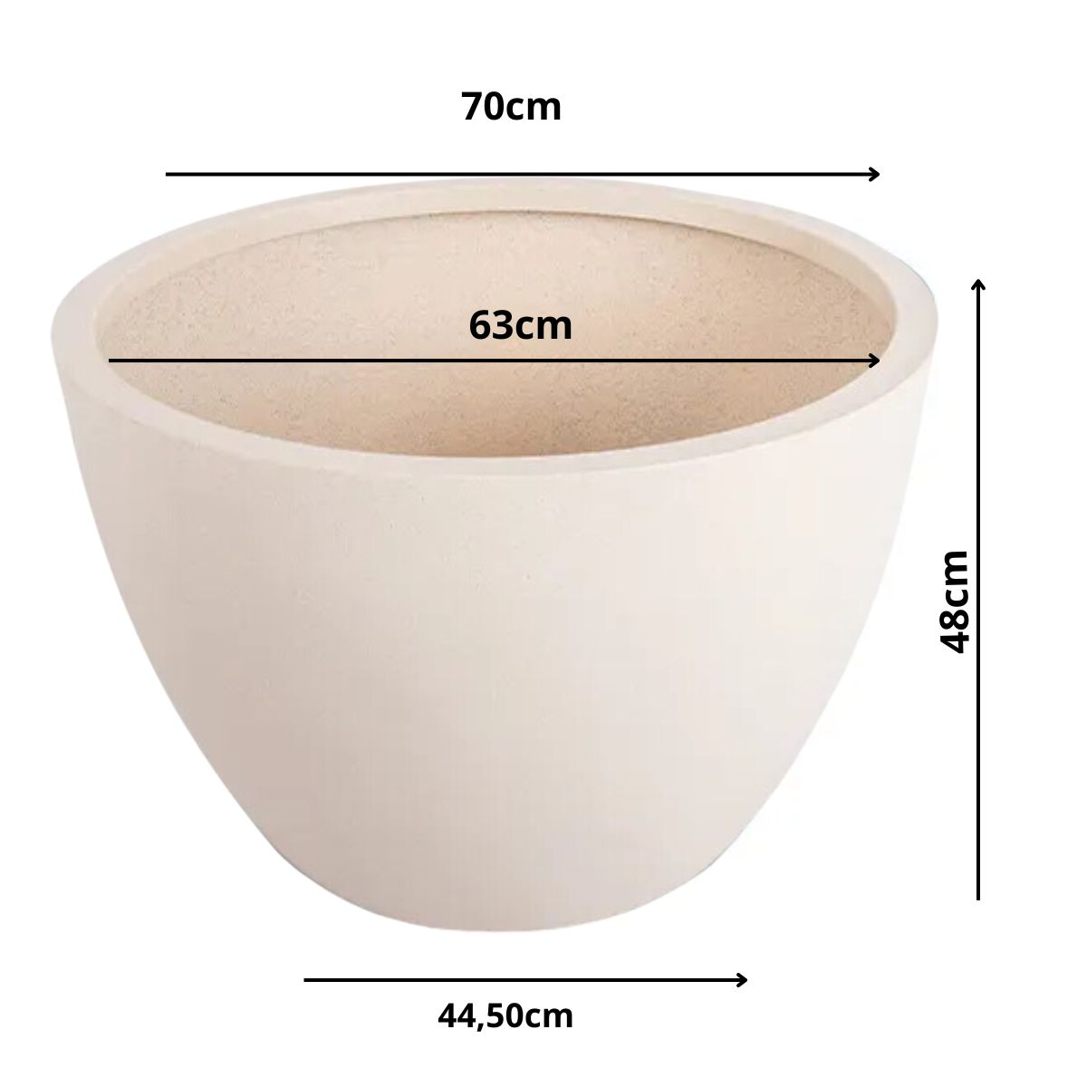 Vaso Plantas Sala e Jardim 1un 48xLcm Vietnamita - Image 2