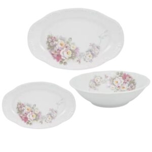 Travessas e Saladeira Eterna Porcelana Schmidt