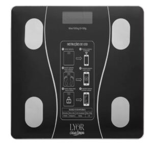 Balança Digital Corporal Bioimpedância c/Buetooth e Aplicativo