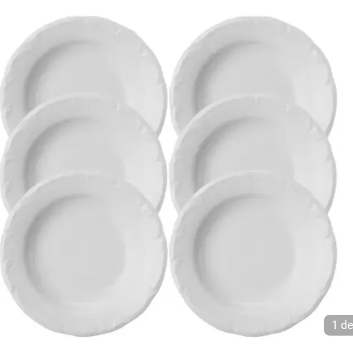 Jogo Pratos Fundos Pomerode 23cm 6un Porcelana Schmidt - Image 3