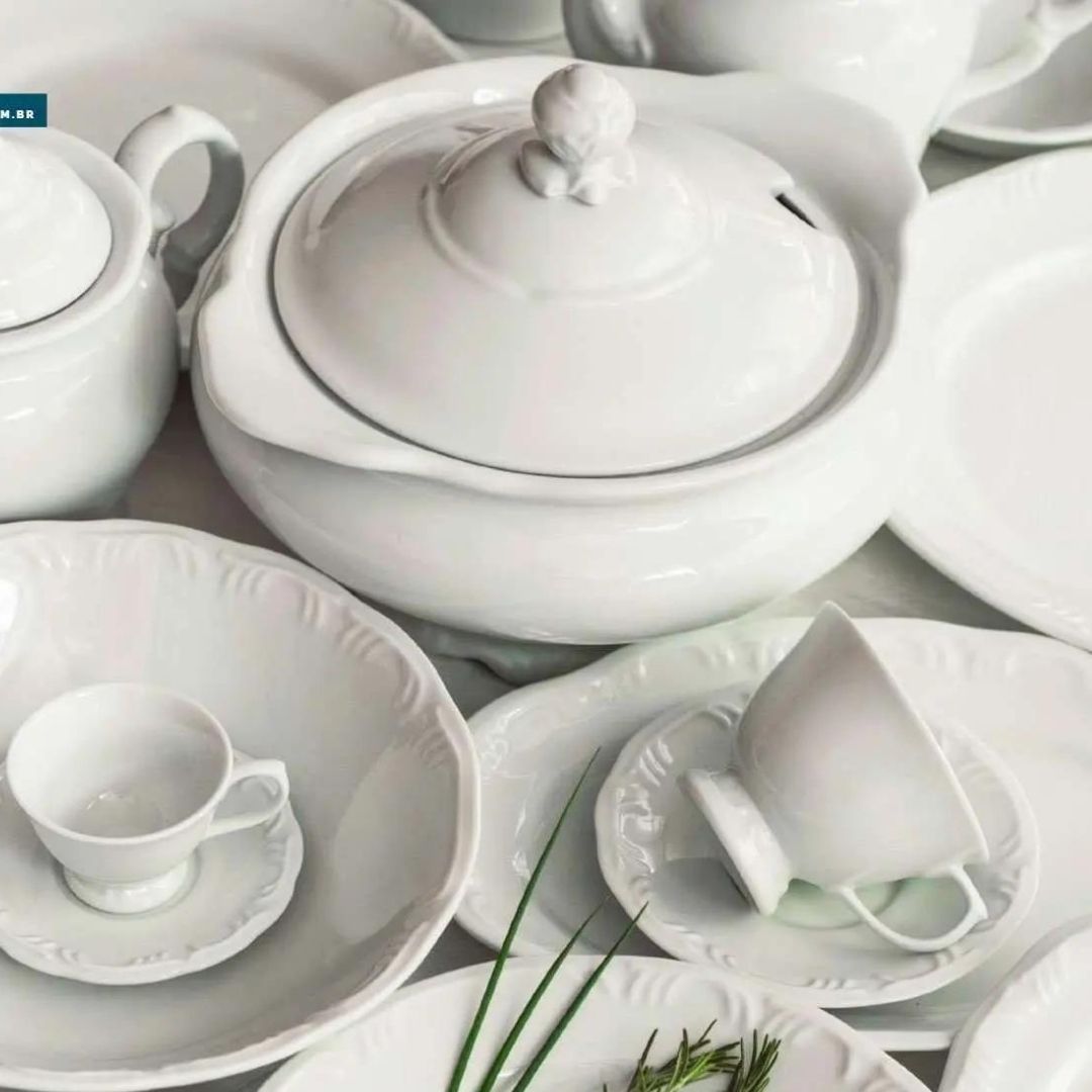 Baixela Serviço Jantar Pomerode 47pç Porcelana Schmidt - Image 4