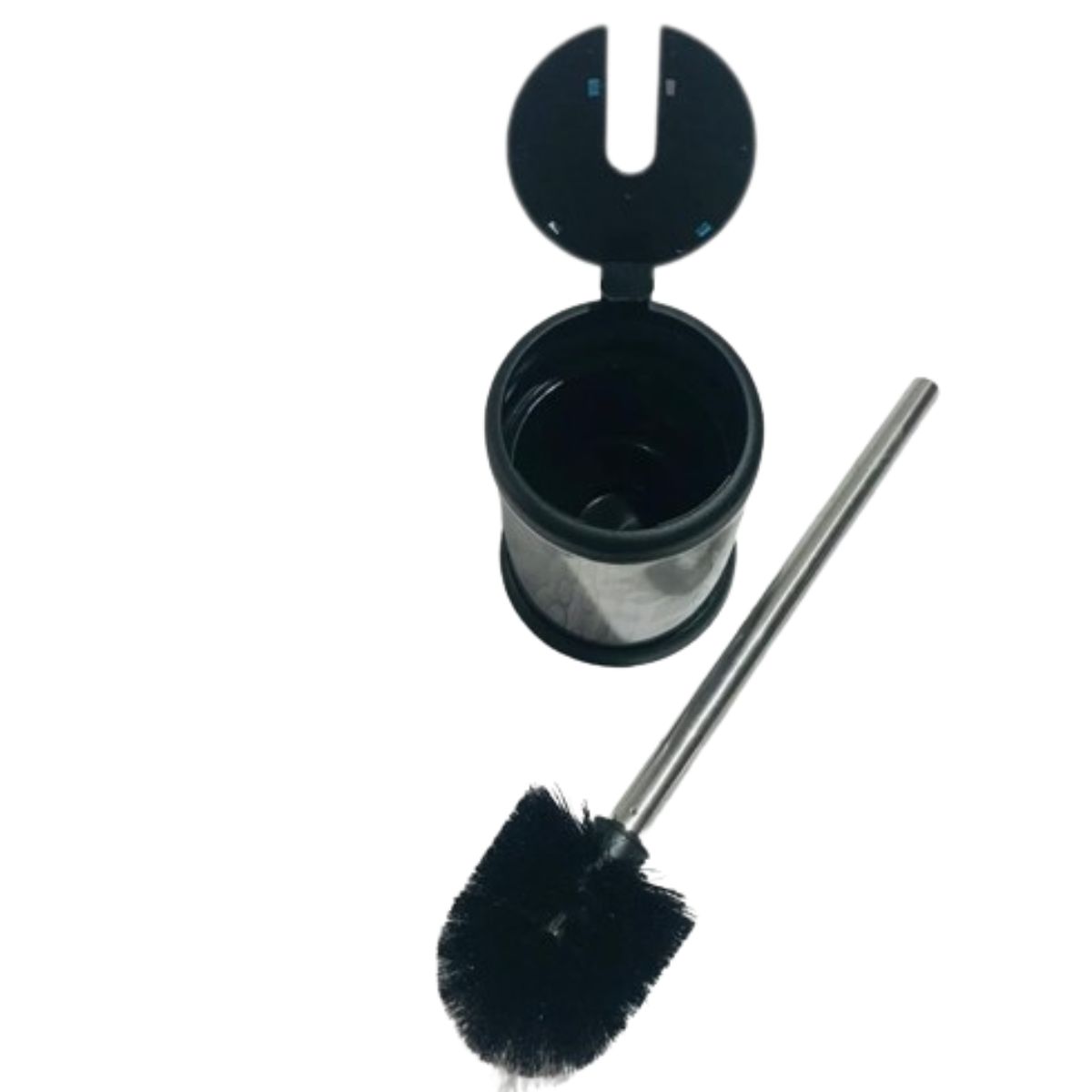Escova Sanitária de Aço Inox com Suporte e Tampa 11,5x39cm Lyor - Image 2