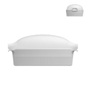 Assadeira com Tampa Roaster 3000ml 35x23x14cm Porcelana Germer