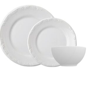 Aparelho de Jantar Pomerode Branco 18pç Porcelana Schmidt