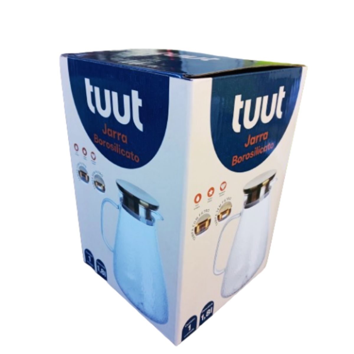 Jarra Vidro 1,8lts Tampa Dourada Suco,Agua, Refrigerantes - Image 6