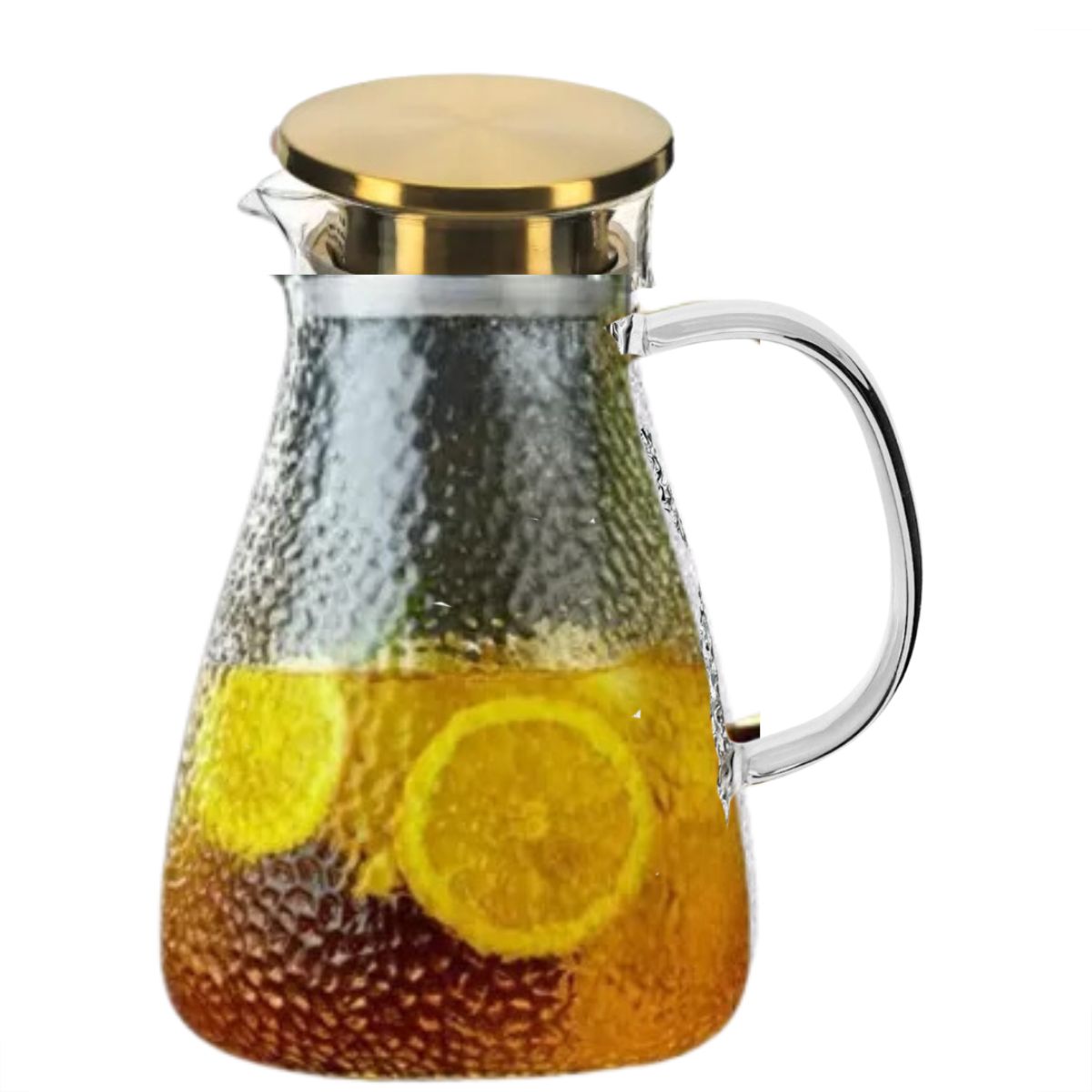 Jarra Vidro 1,8lts Tampa Dourada Suco,Agua, Refrigerantes - Image 4