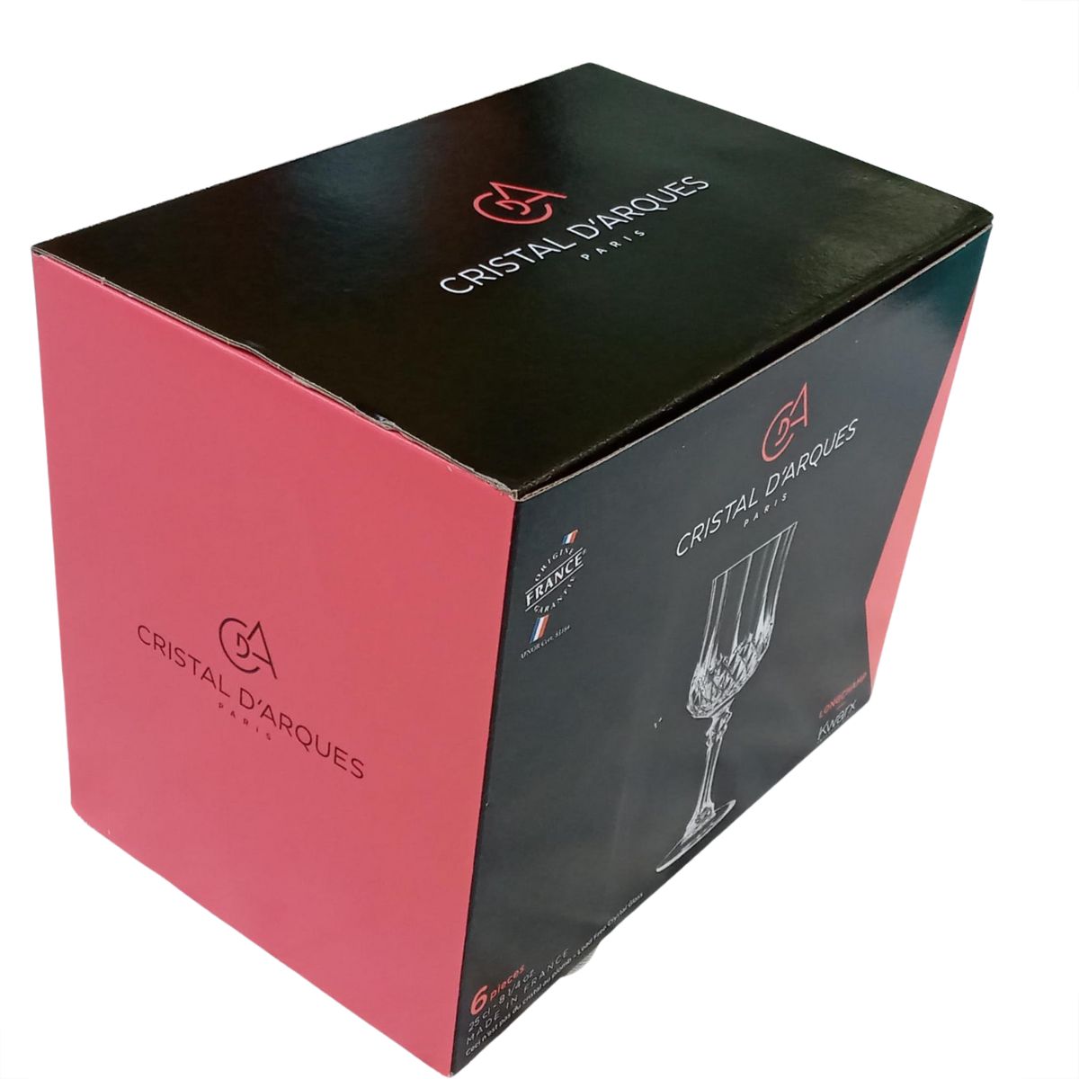 Jogo de Taças Lapidadas para Champanhe 120ml 6un Cristal D'arques - Image 4