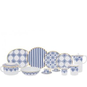 Baixela e Serviço de Jantar 50pç Lusitana Porcelana Oxford