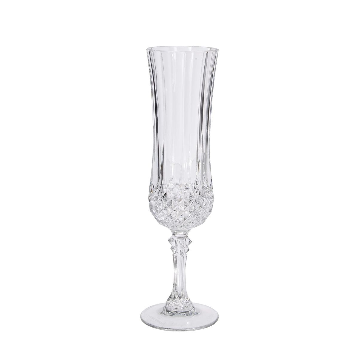 Jogo de Taças Lapidadas para Champanhe 120ml 6un Cristal D'arques