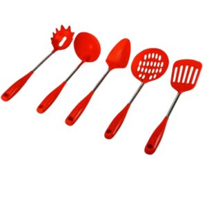 Jogo Utensílios Vermelho 5 Peças ilike Cooking Gala