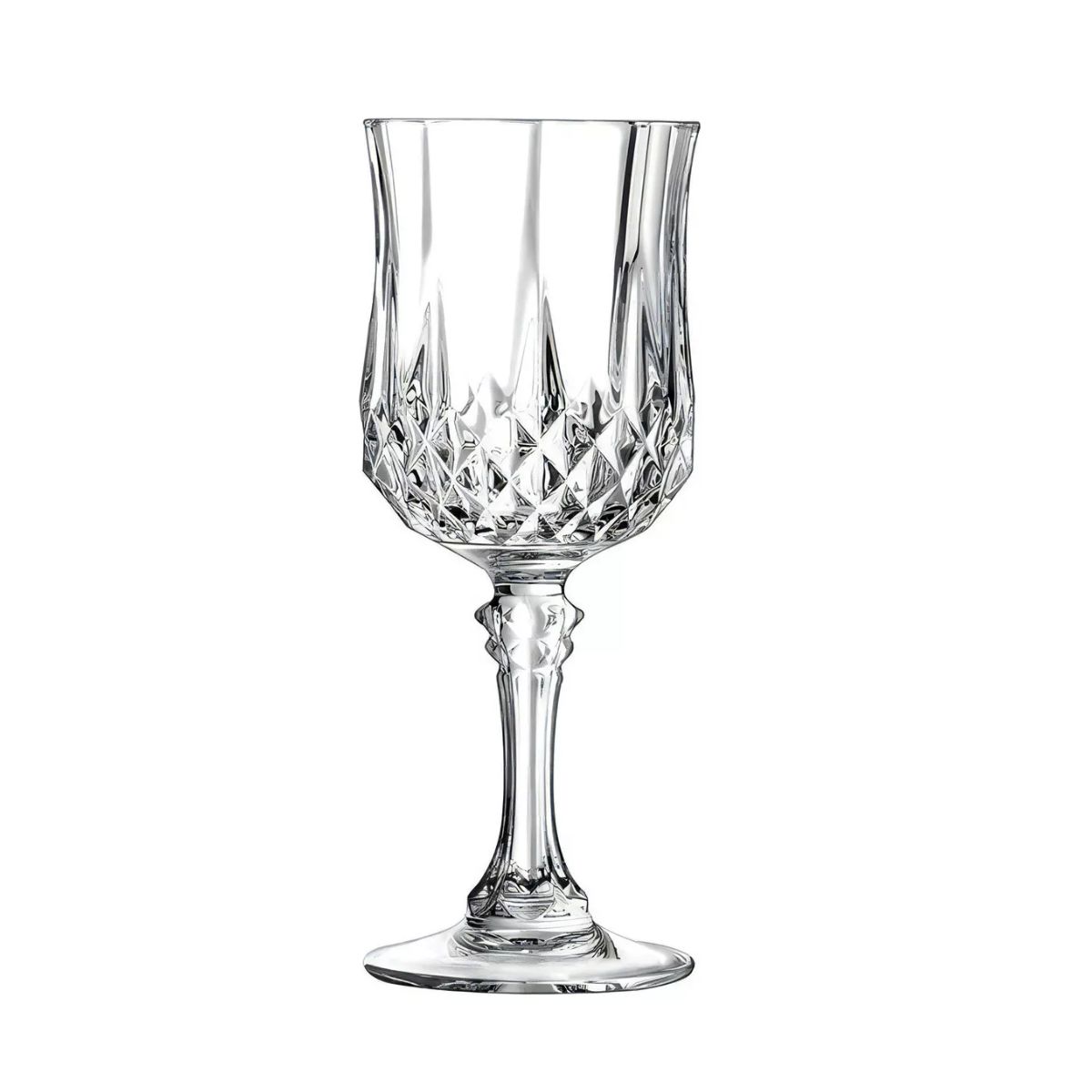 Jogo de Taças Lapidadas para Agua 250ml 6un Cristal D'arques