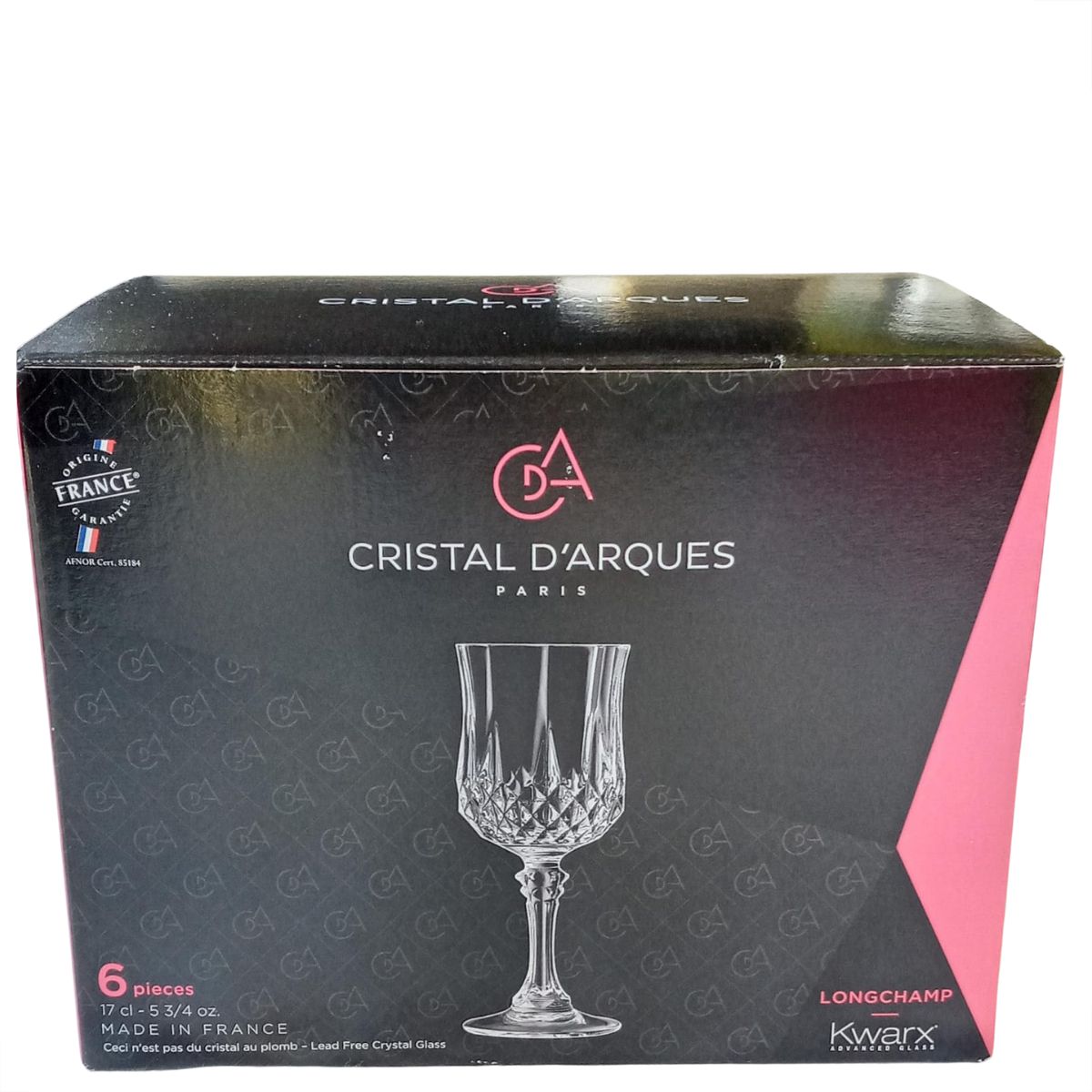 Jogo de Taças Lapidadas para Agua 250ml 6un Cristal D'arques - Image 5