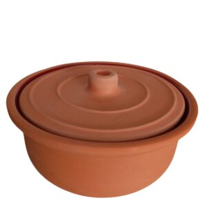 Panela Sopeira Caçarola Cerâmica 2,5litros com Tampa Aldeia