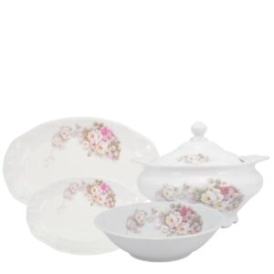 Baixela para Servir 5pç Eterna Porcelana Schmidt