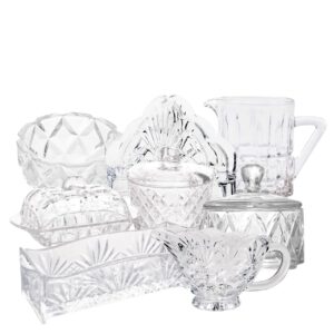 Jogo para Chá Cristal Deli Diamond 08pç Lyor