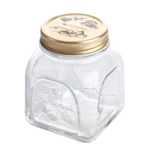 Vidro com Tampa Metal 500ml para Conservas,Doces,Castanhas e Geleia