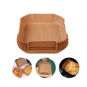 Conjunto 50 Formas de Papel Descartável Para Air Fryer 16X16X4,5cm Lyor