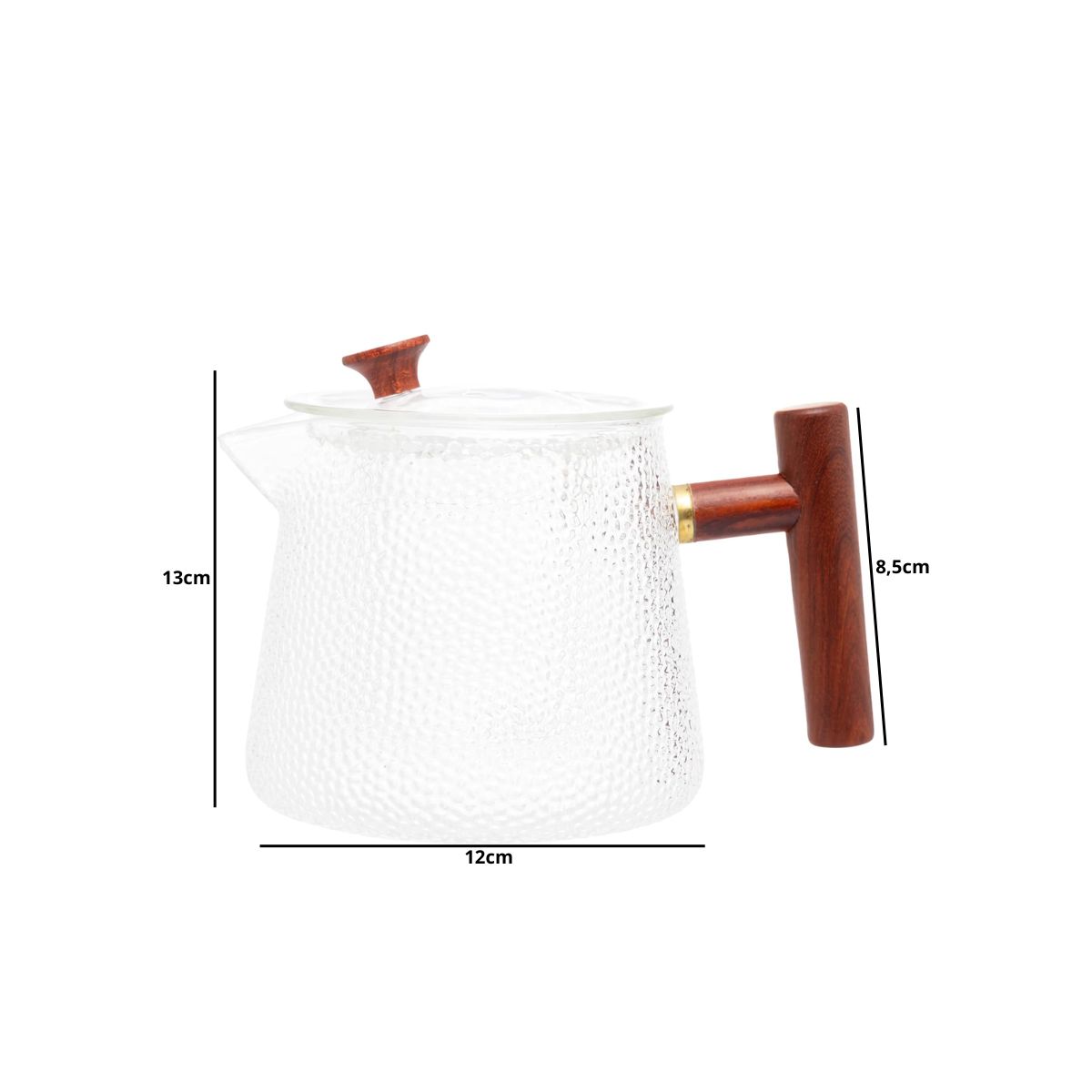 Chaleira Bule Vidro Com Infusor Vai Direto Ao Fogo 750ml - Image 10